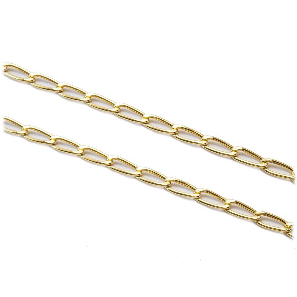 Pulseira Malha Groumet Longa em Ouro 18 Kilates - 22899